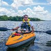 After lunch, it was time to kayak and swim. Depois do almoço foi a vez de fazer caiaque e nadar. : Inks Lake SP, kayaking